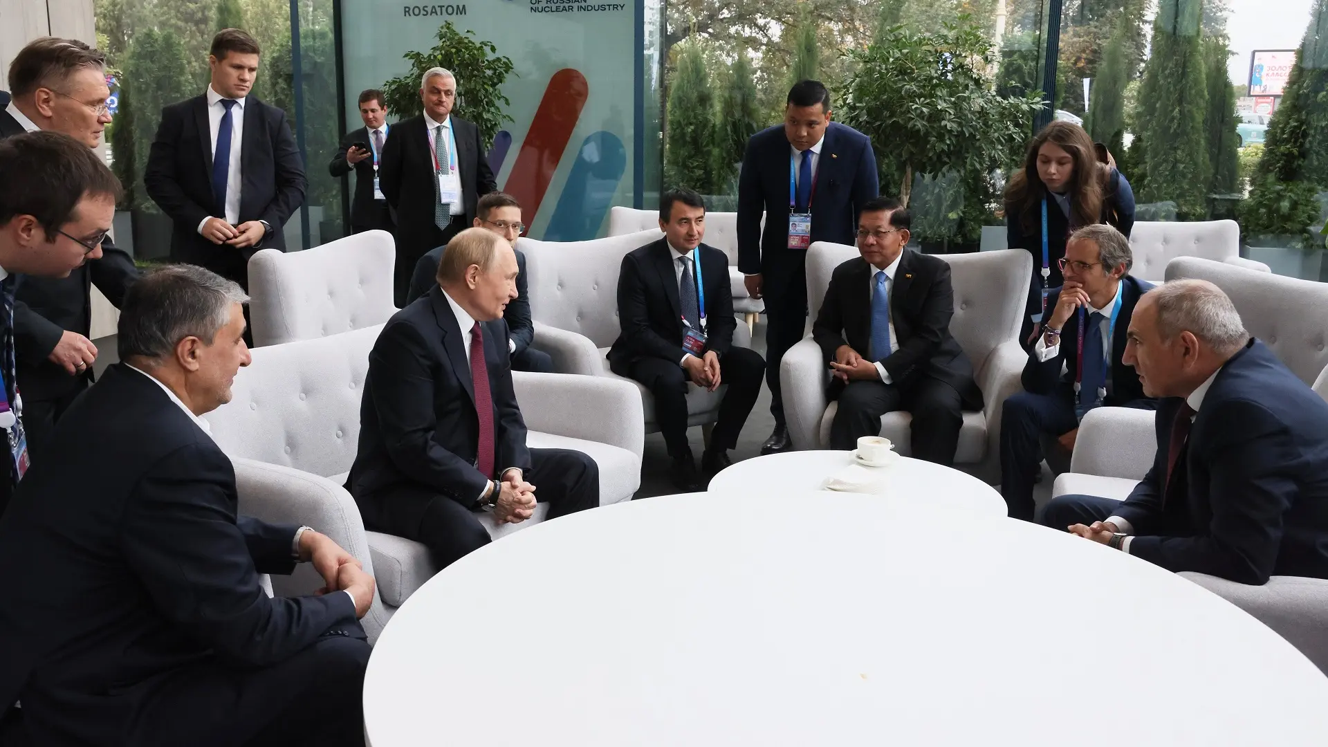 vladimir putin sa nuklearnim drugarima - 25 sept 2025 - Tanjug Mikhail Metzel, Sputnik, Kremlin Pool Photo via AP-68d653a99f390.webp