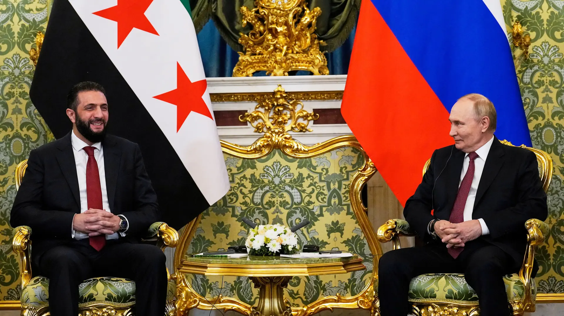 Reuters, Vladimir Putin, Ahmed al Šara-68ef9880ce969.webp