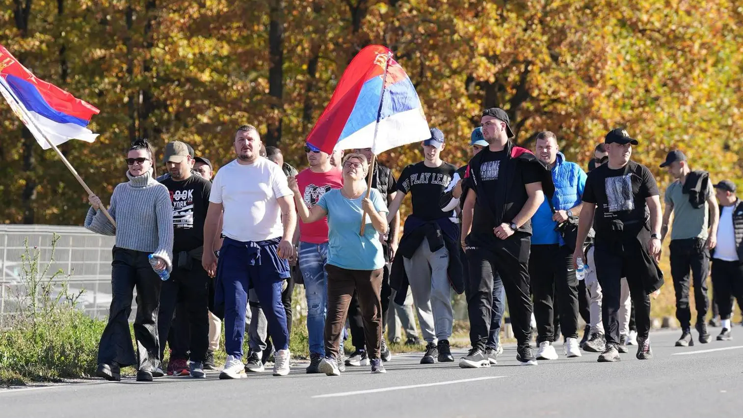 srbi sa kim mrčajevci pešačenje do novog sada oktobar 2025 TANJUG-6904d82e15ef4.webp