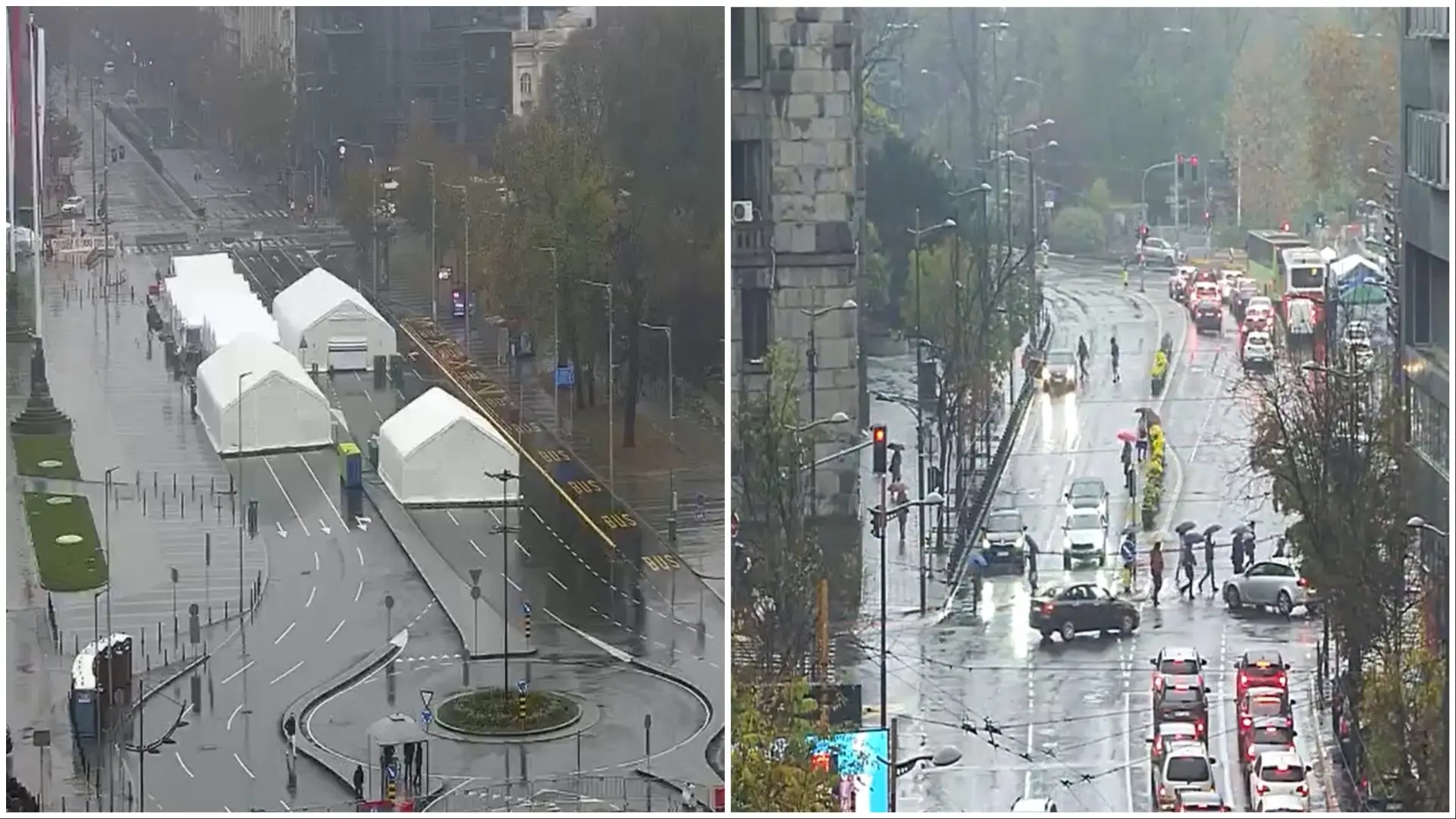 Saobraćaj Takovska, plato ispred Narodne skupštine-69118d4f95a83.webp