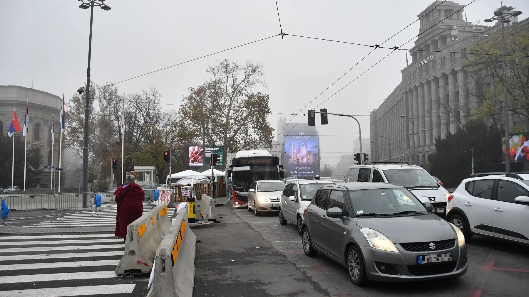 saobraćaj, ugao takovske i bulevara kralja aleksandra, takovska, bulevar kralja aleksandra, skupština srbije, glavna pošta - 12 nov 2025 - TANJUG ANA PAUNKOVIĆ-6914537adcba3.webp