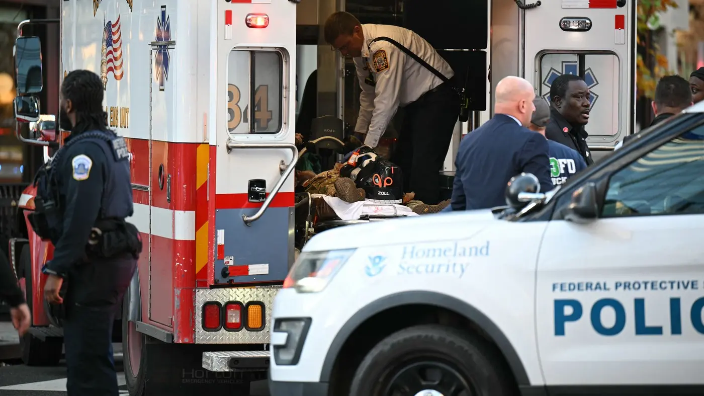 vašington, dva pripadnika nacionalne garde upucana u vašingtonu, nacionalna garda, pucnjava kraj bele kuće - 26 nov 2025 - profimedia-1054782100-69276bec4ce93.webp