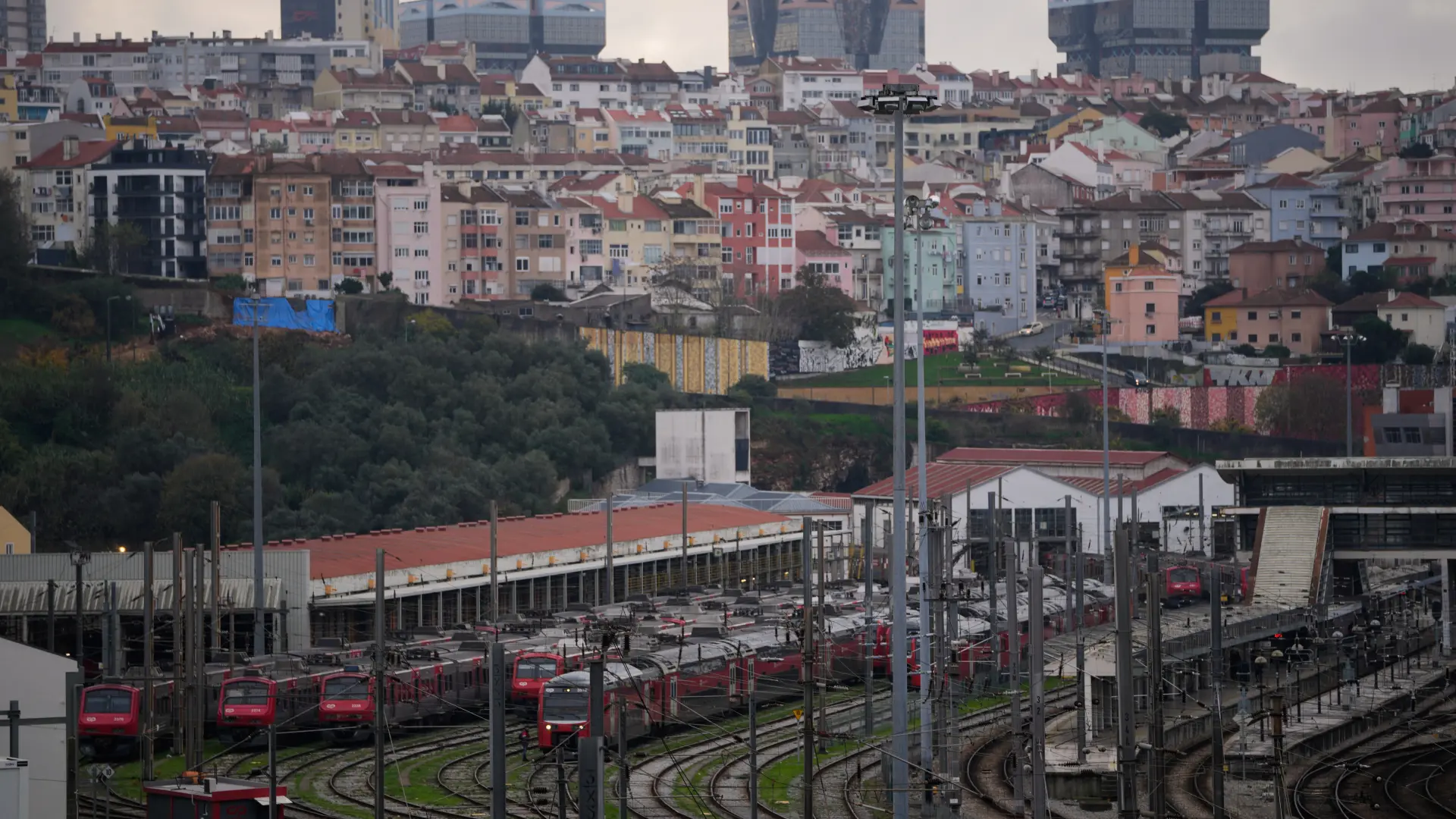 AP, Portugal, generalni štrajk u Portugalu, železnička stanica, voz, vozovi, saobraćaj Portugal-693a9dd9005ca.webp