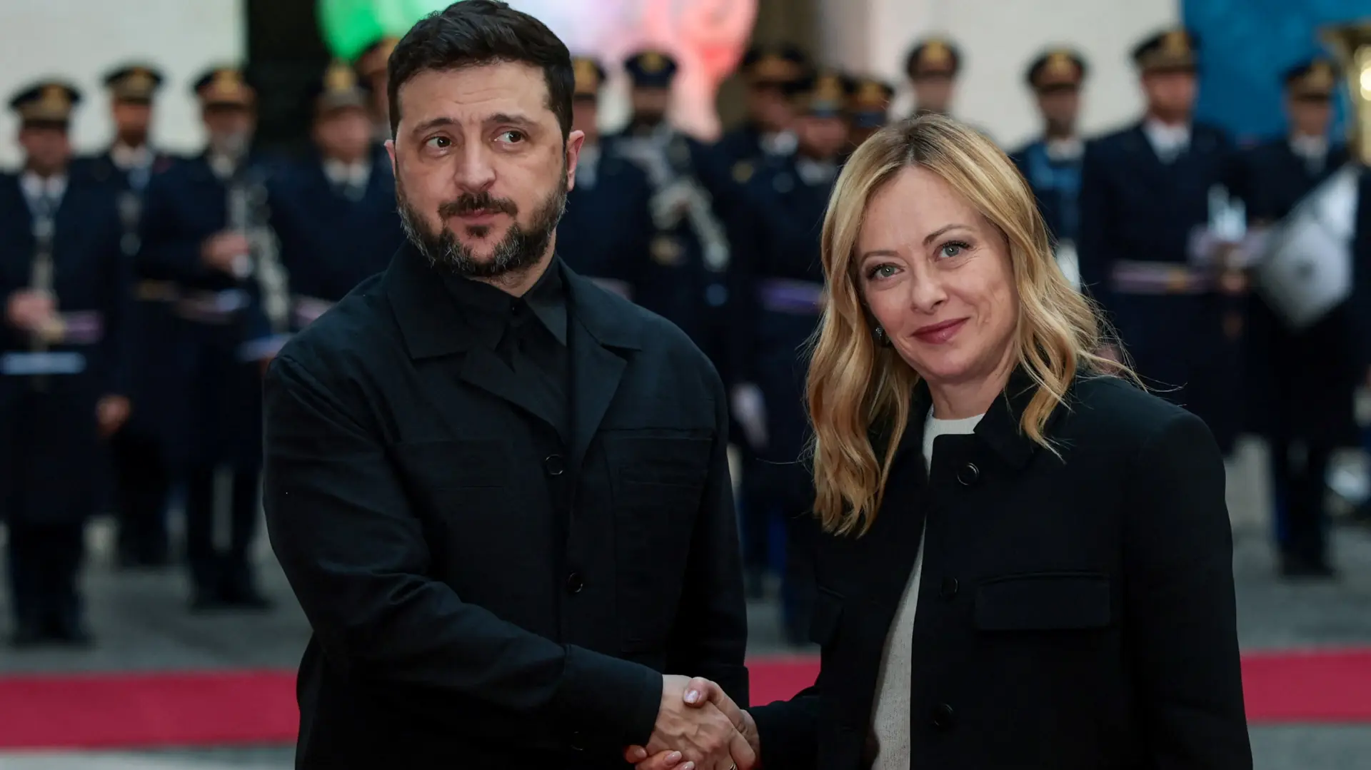 REUTERS, Đorđa Meloni, Volodimir Zelenski-693a8f221ece8.webp