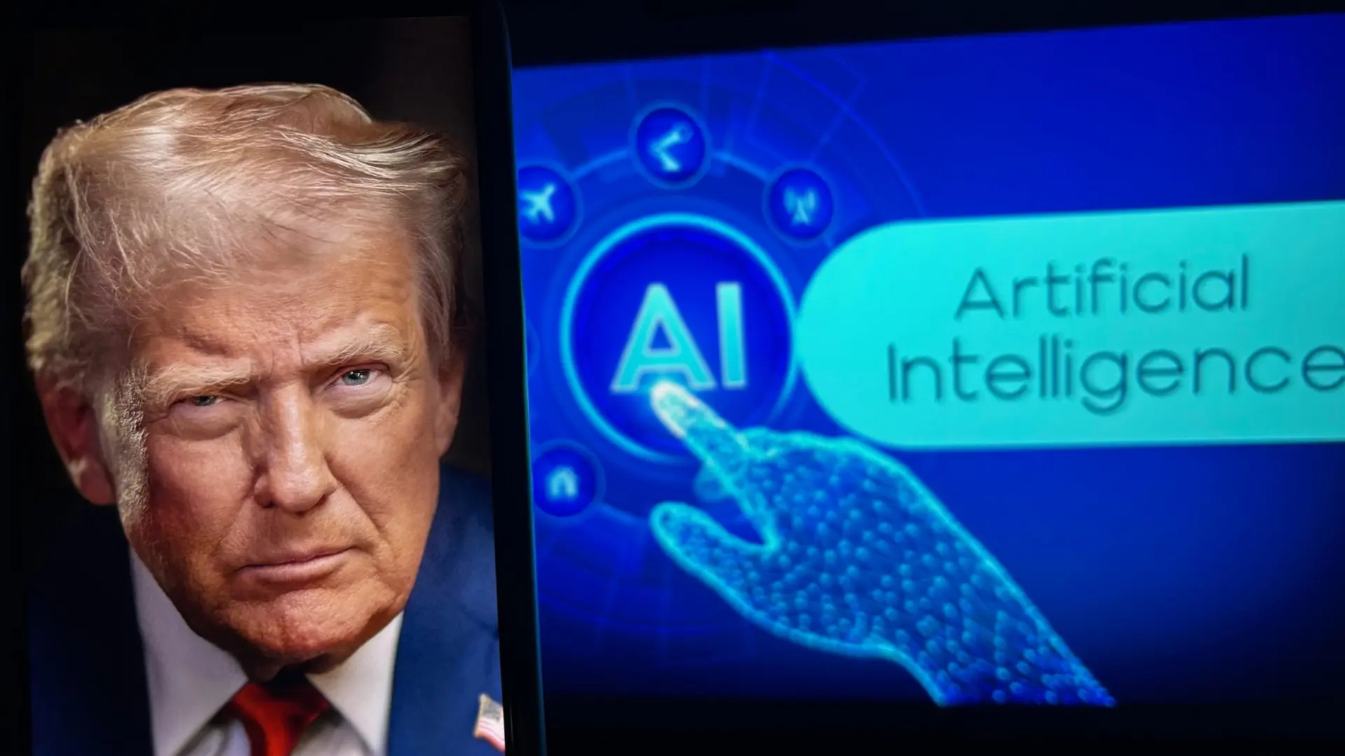 donald tramp, veštačka inteligencija - shutterstock_2659239159-6936ded95df43.webp