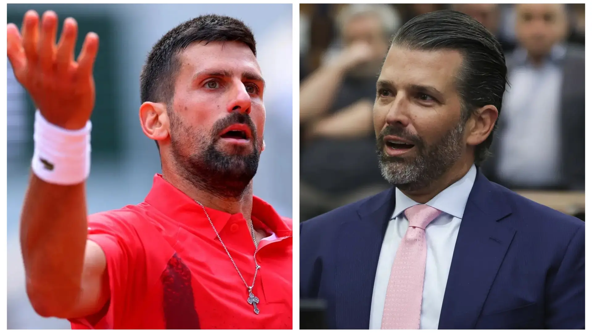 novak đokokvić, donald tramp mlađi junior - Reuters - Tanjug_ Mike Segar_ Pool Photo via AP-693ffc3cd8667.webp