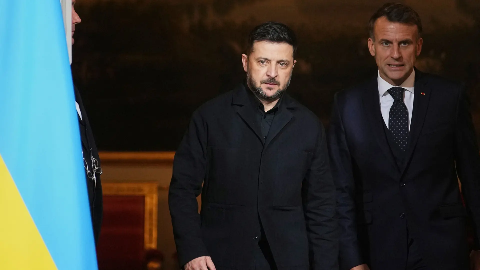volodmir zelenski, emanuel makron - 1 dec 2025 - via REUTERS-692dc38f3433d.webp