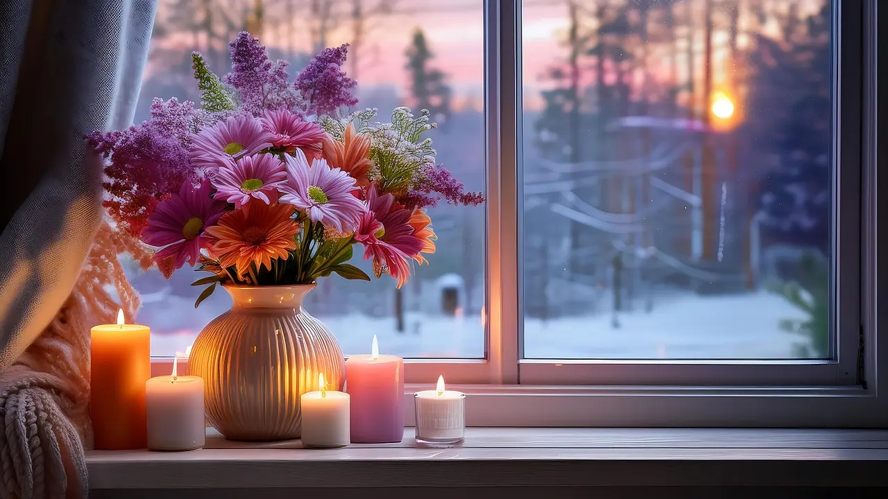 zima, sveća, prozor, ukrasna sveća-693aa5fe8819a.webp