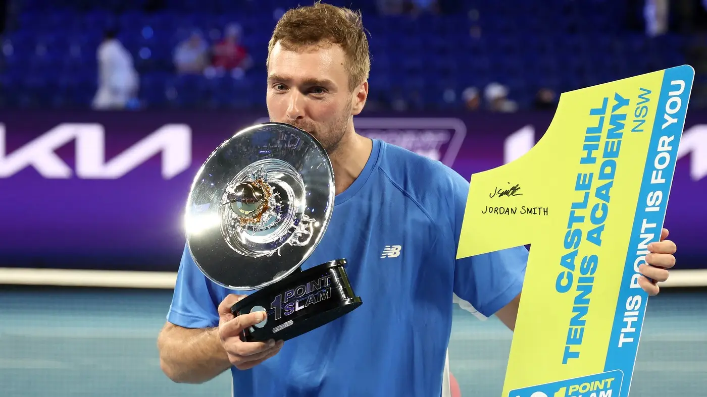džordan smit, one point slam - pobedio sinera i alkaraza u melburnu - 14 jan 2026 - profimedia-1065993104-69679fa8e959c.webp