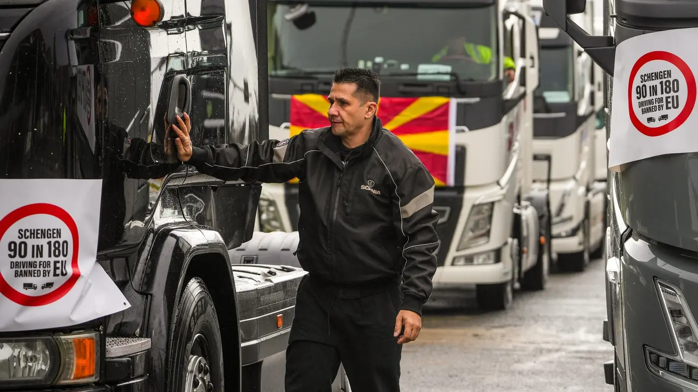 protest blokada prevoznika u severnoj makedoniji, prevoznici, severna makedonija, 26 jan 2026 - profimedia-1069491269-697bcbb797dbb.webp