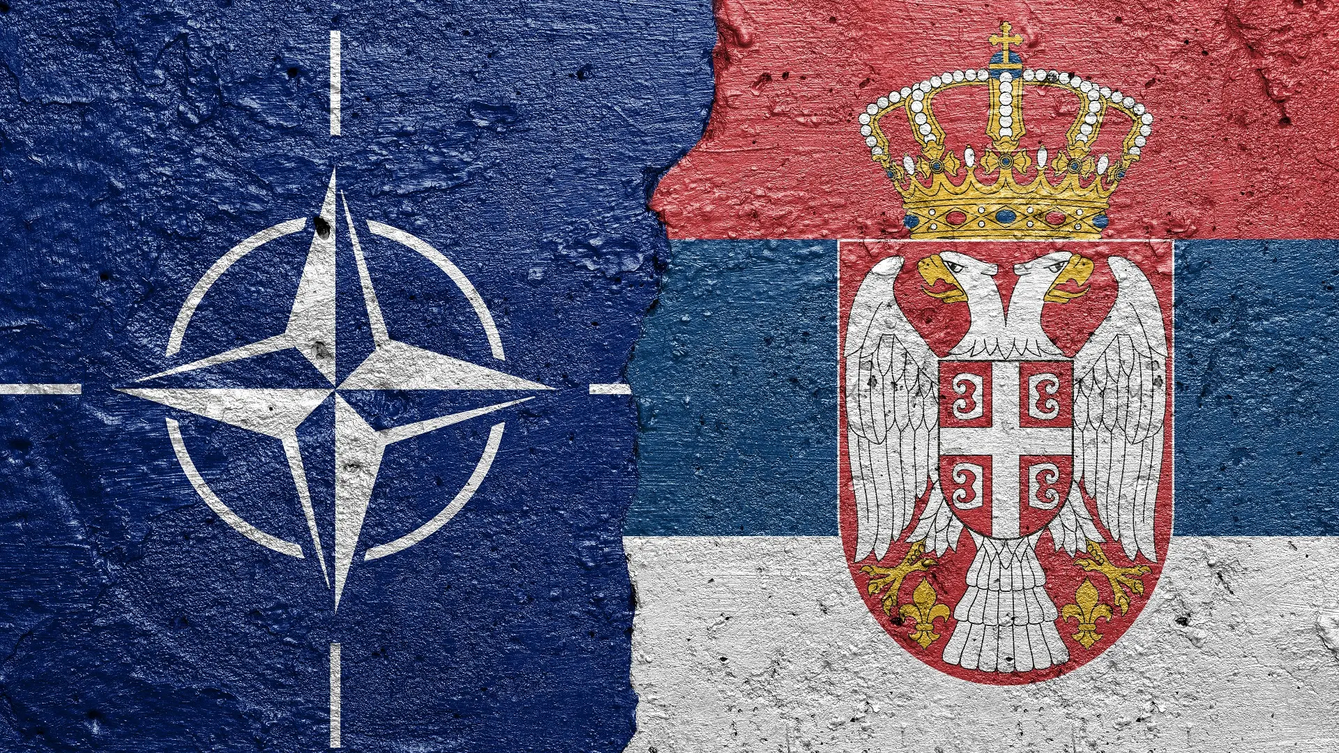 nato srbija, srpska zastava zastave nato-a srbije, shutterstock_2282760455-698b66b069ff1.webp