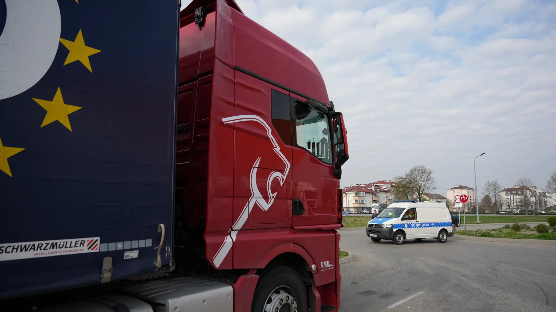 Prevoznici kamioni blokade granični prelaz Gradiška Bosna i Hercegovina Hrvatska Pixsell Dejan Rakita-69c10a6e2d1dd.webp