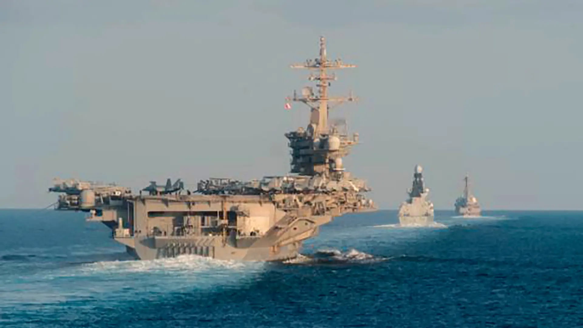 američki nosač aviona Abraham Linkoln američka mornarica vojska Tanjug Mass Communication Specialist 3rd Class Zachary Pearson U.S. Navy via AP,-69c3cd8ca7846.webp