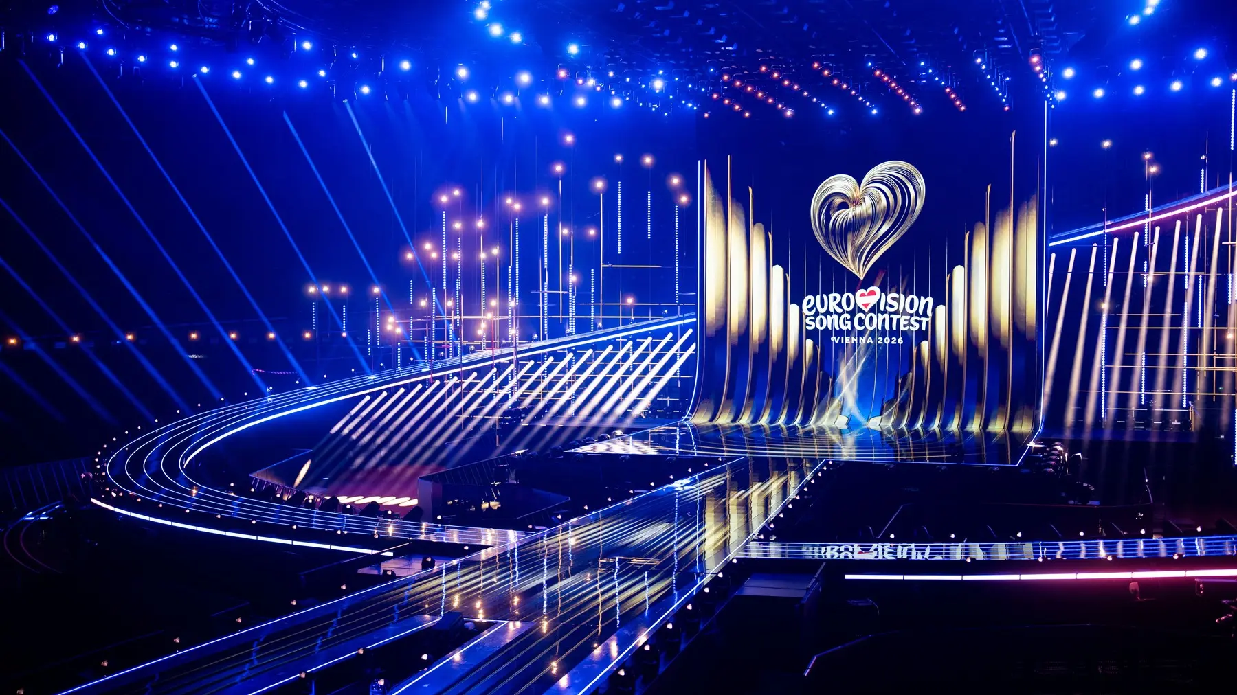 Evrovizija, evrovizija 2026. Beč Ebrovizija, pozornica Evrovizija GEORG HOCHMUTH : AFP : Profimedia-69f35a71b034d.webp