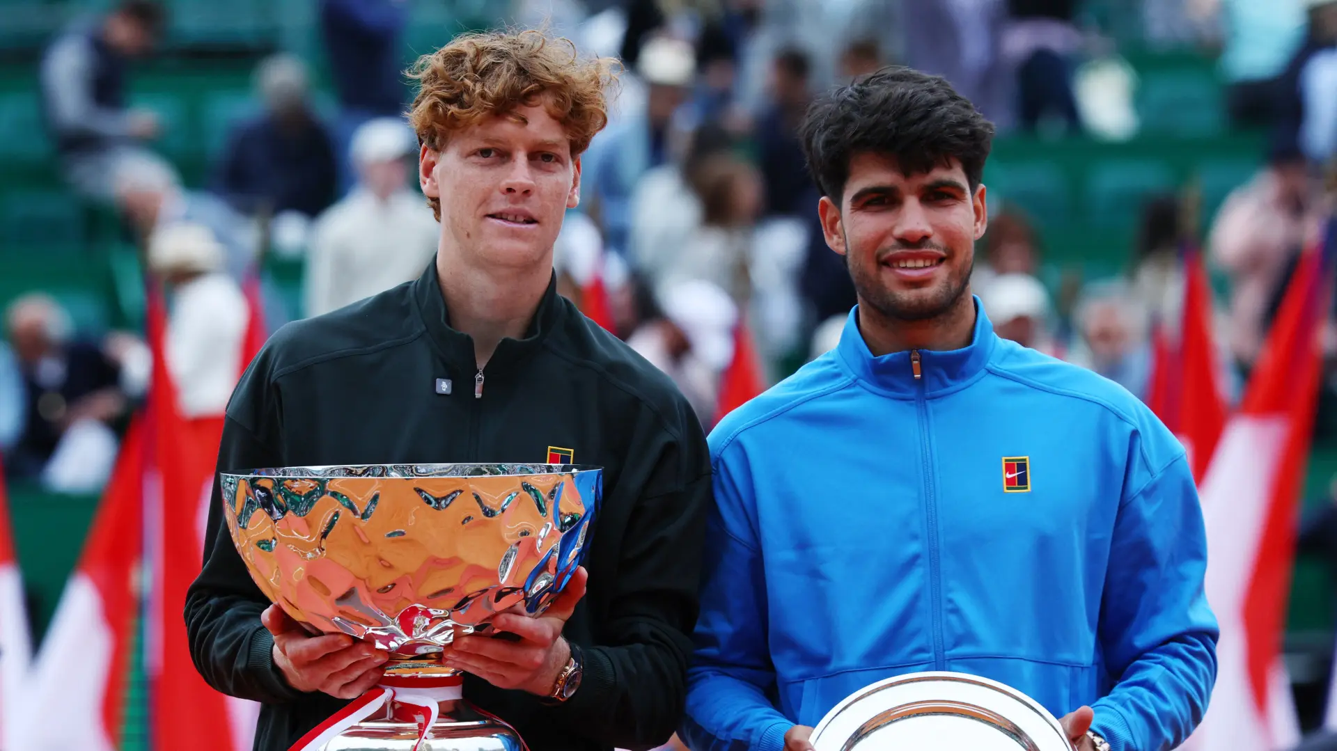 Janik Siner i Karlos Alkaraz Monte Karlo REUTERS Manon Cruz-69de60ff62751.webp