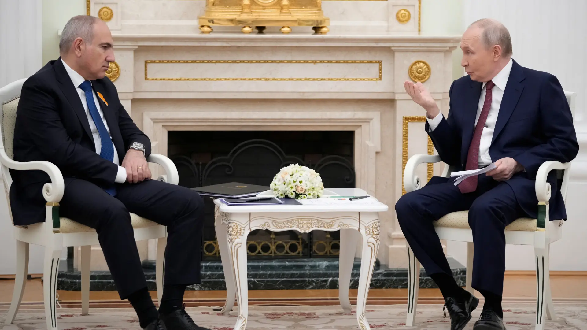 nikol pašinjan i vladimir putin Pavel BednyakovPool via REUTERS-69cd4e5762f39.webp