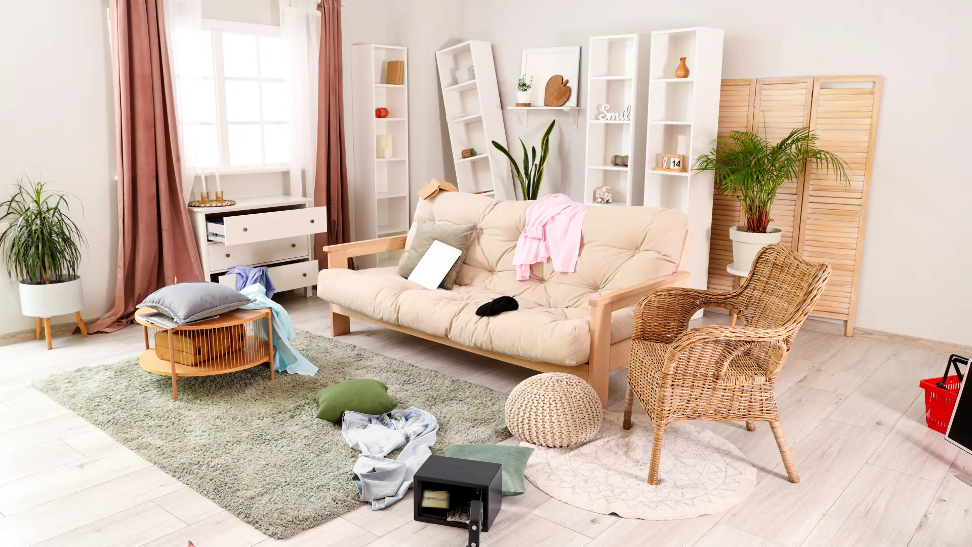shutterstock_2441503135 sređivanje kuće stana stan kuća dom porodica haos u kući nered pobacane stvari dnevna soba enterijer-69d4f9bf1999d.webp