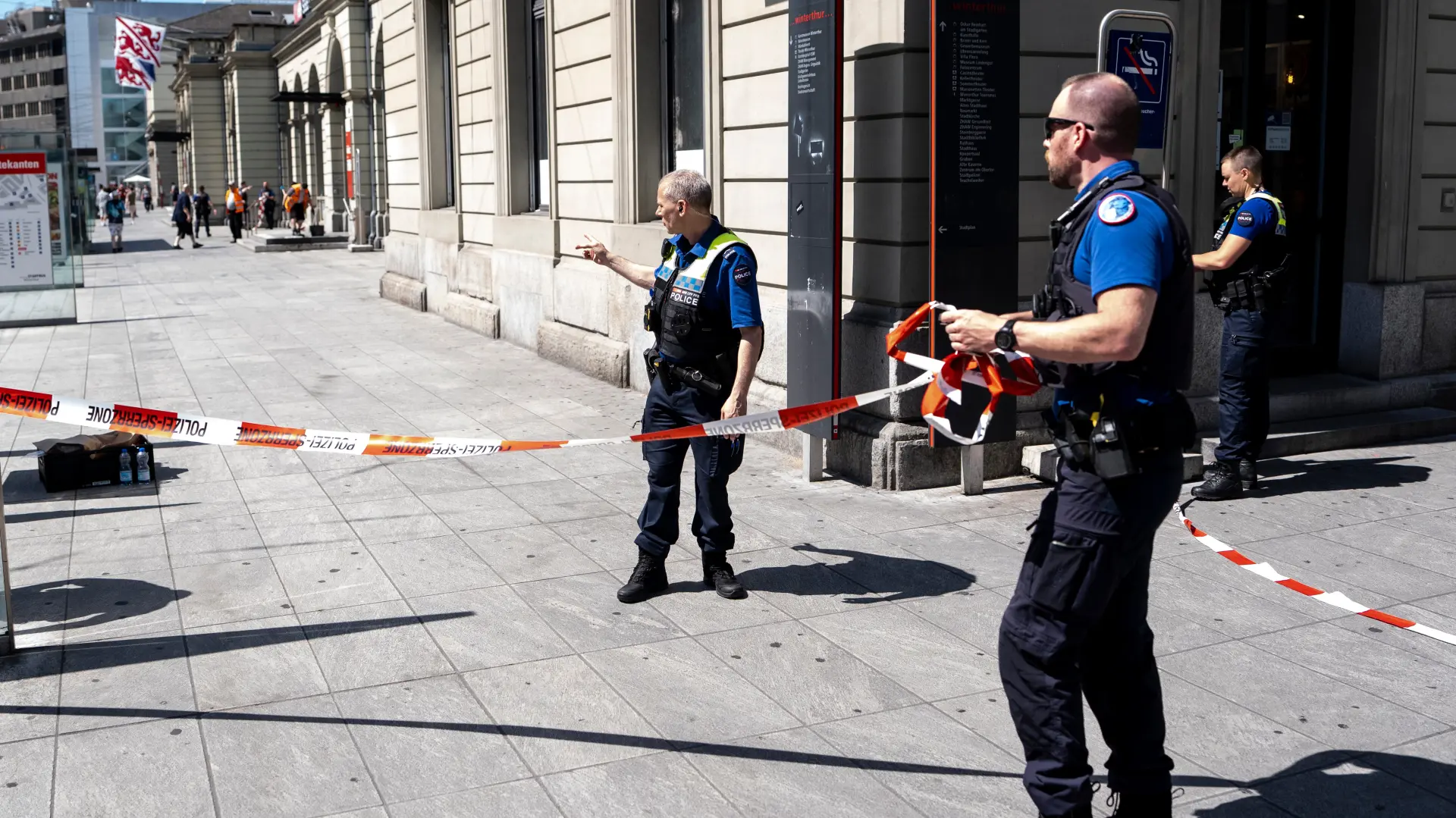 Švajcarska policija napad železnička stanica Tanjug Claudio Thoma Keystone via AP-6a18543ed8337.webp
