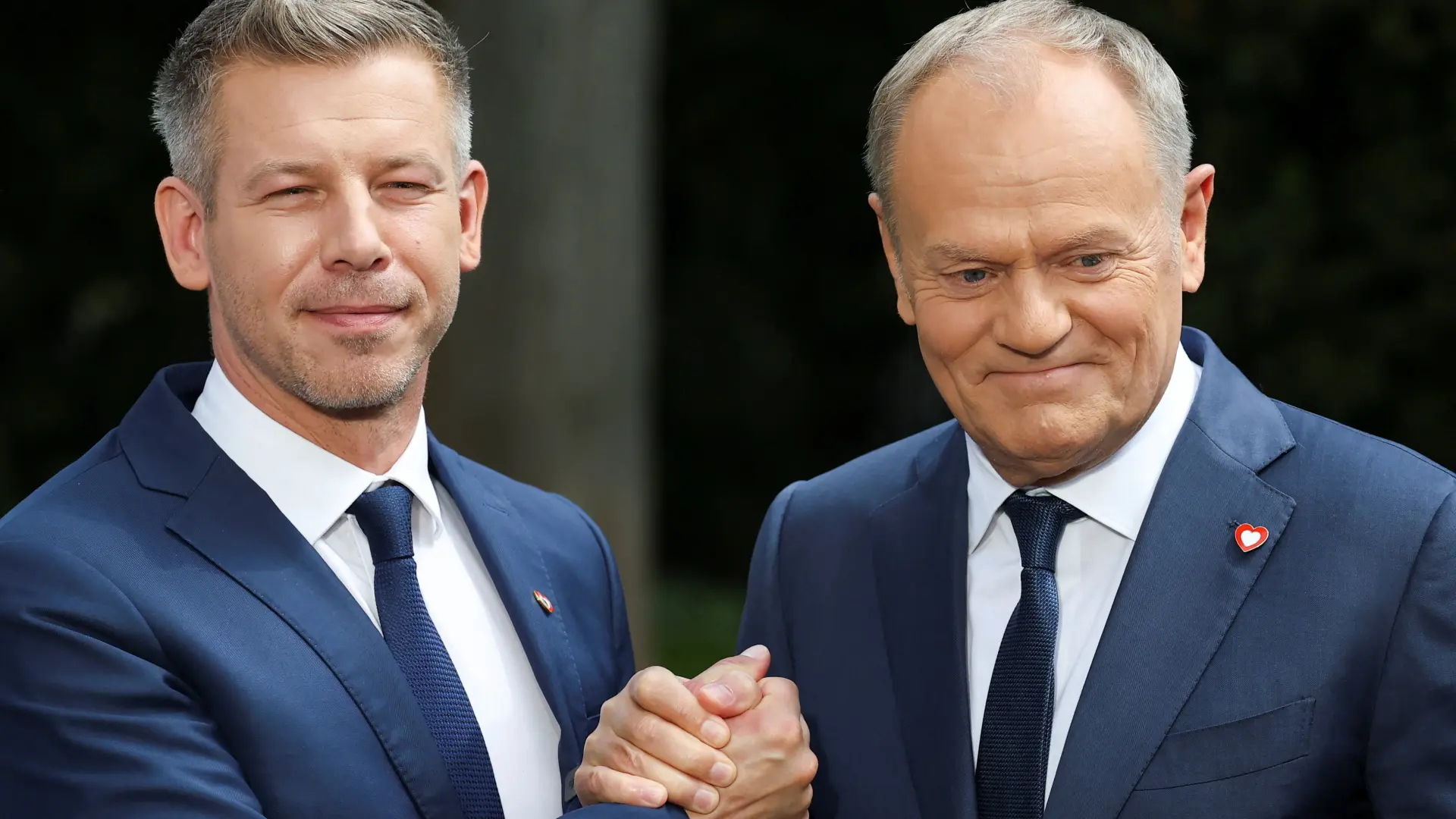 peter mađar i donald tusk REUTERSKacper Pempel-6a0db664c2dc3.webp