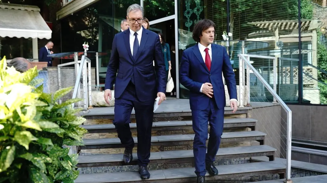 Aleksandar Vučić i Irakli Kobahidze Instagram buducnostsrbijeav-6a314e11066be.webp