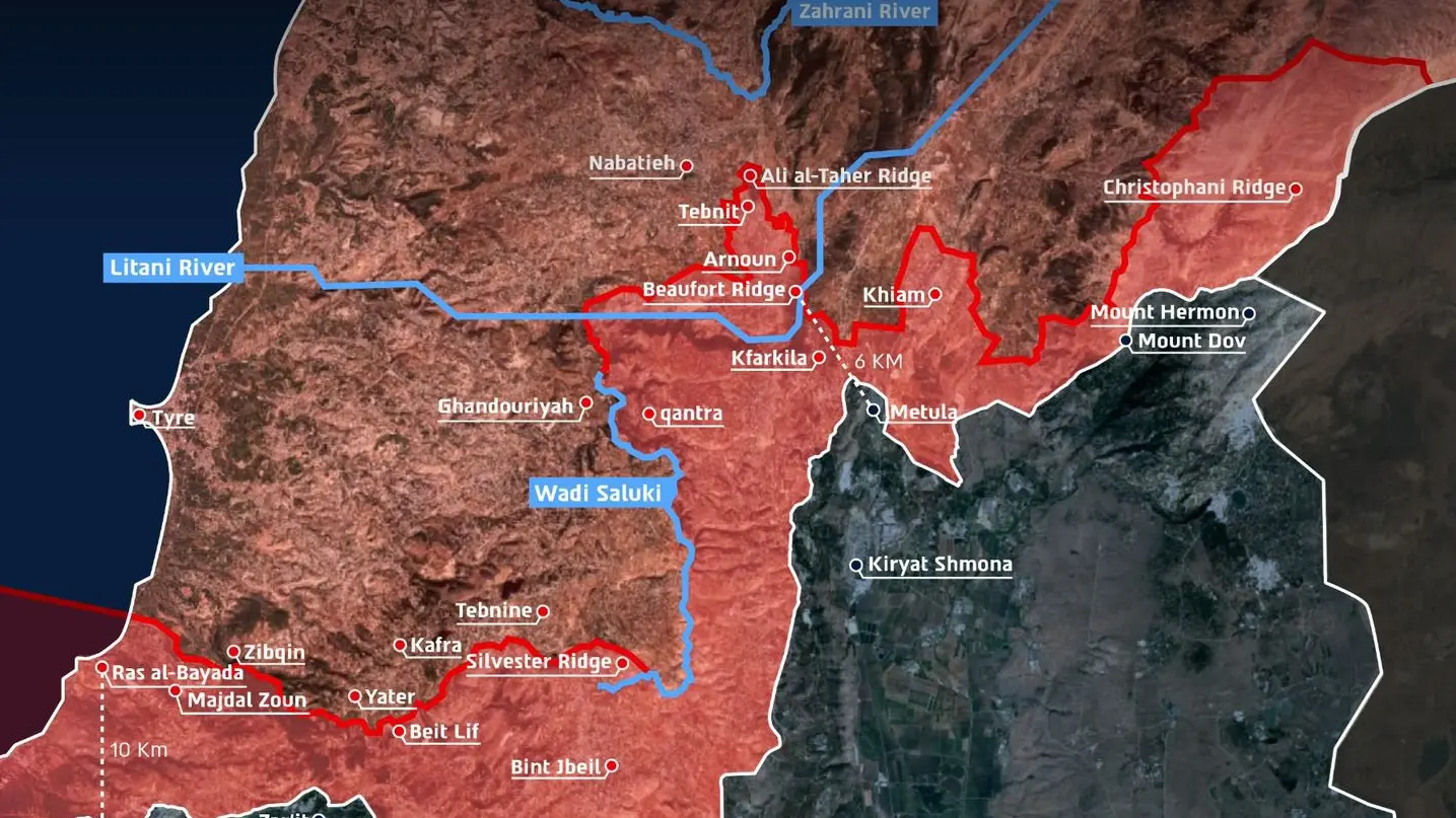 IDF Liban Izrael mapa x @IDF-6a33d6f1c4191.webp