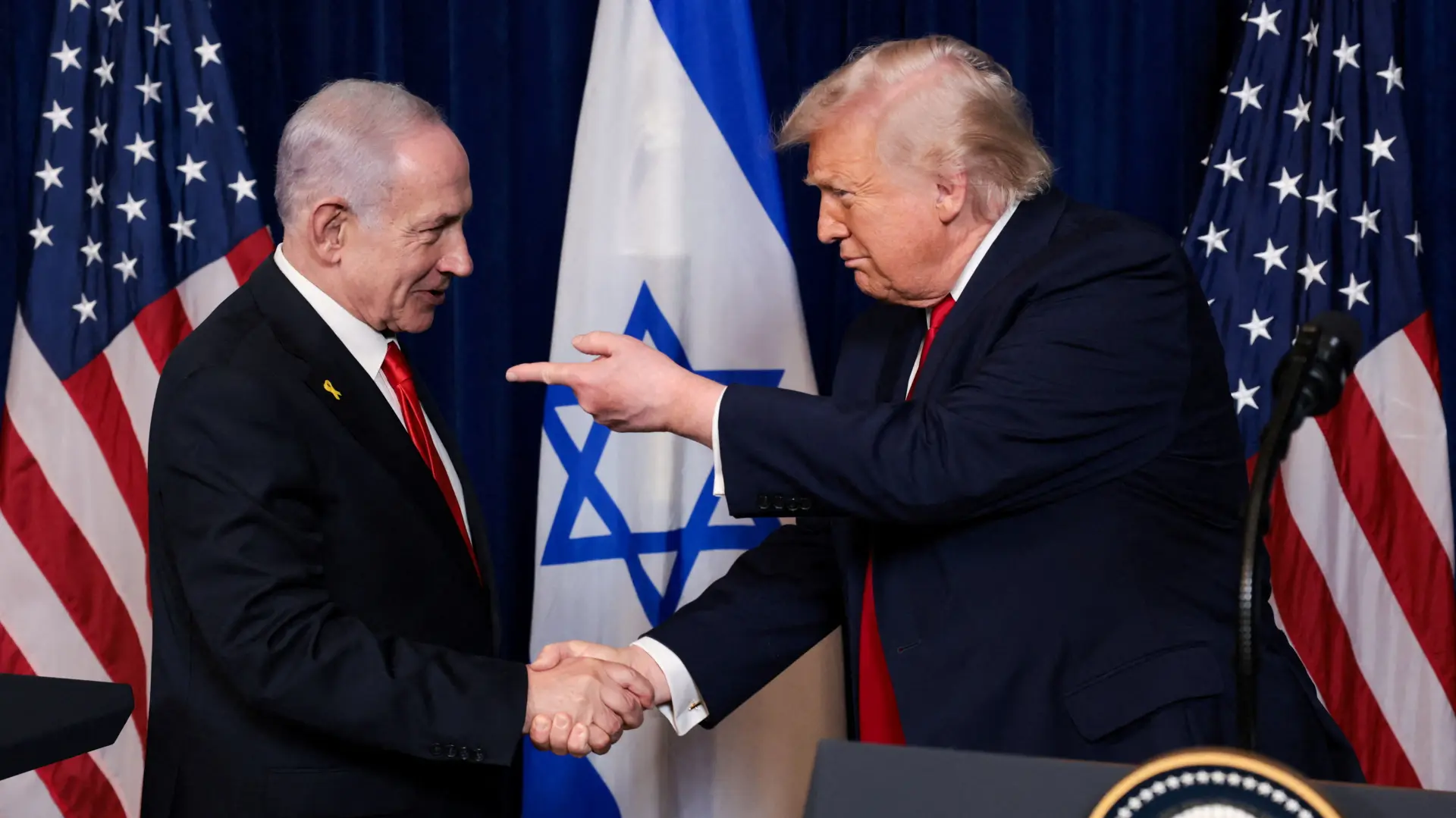 benjamin netanjahu i donald trampREUTERSJonathan Ernst-6a270c019af53.webp