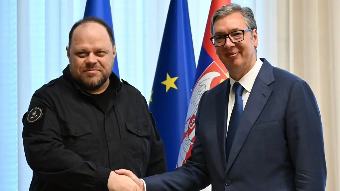 Aleksandar Vučić i predsednik Vrhovne rade Ruslan Stefančuk Instagram buducnostsrbijeav-6a4cd200e0580.webp