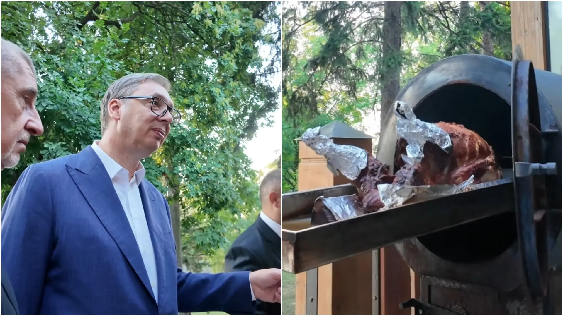 Aleksandar Vučić radna večera Andrej Babiš Instagram buducnostsrbijeav Printscreen-6a610e6c2177a.webp