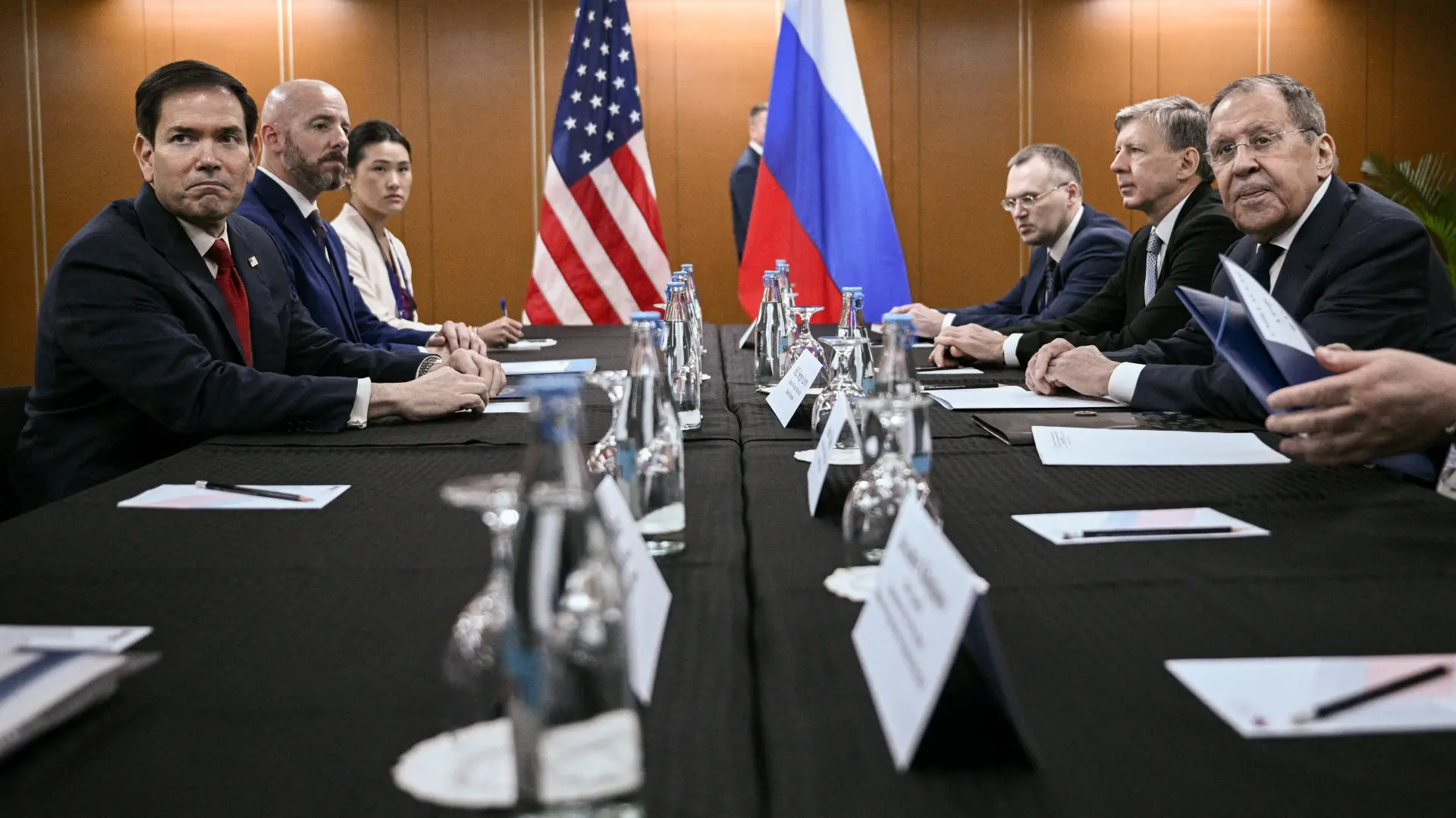 marko rubio sergej lavrov sastanak BRENDAN SMIALOWSKIPool via REUTERS-6a61d5fd5f2ca.webp