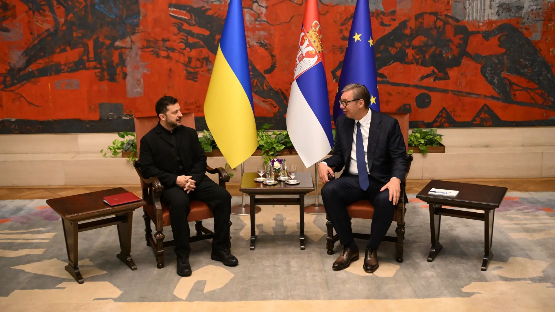 Aleksandar Vučić i Volodimir Zelenski Palata Srbija TANJUG AMIR HAMZAGIĆ-6a76f7f50127c.webp