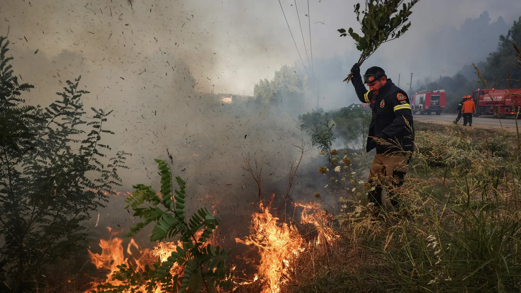 Grčka požar vatrogasci Vasilis VERVERIDIS  AFP  Profimedia-6a81c087dc26f.webp