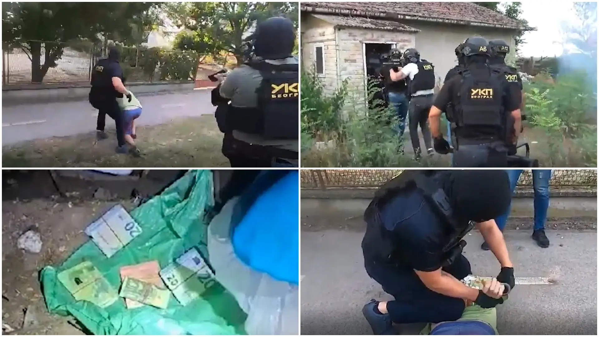 hapšenje osumnjičenih za ubistvo na Karaburmi Tanjug video Printscreen-6a71e60519c8e.webp