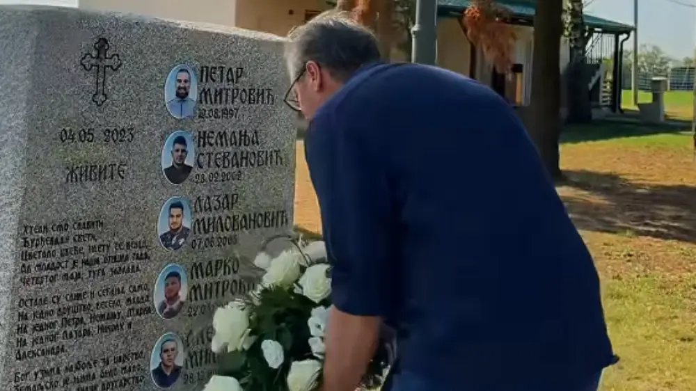 Aleksandar Vučić Malo Orašje i Dubona polaganje venaca Instagram avucic Printscreen-6aae61491894e.webp