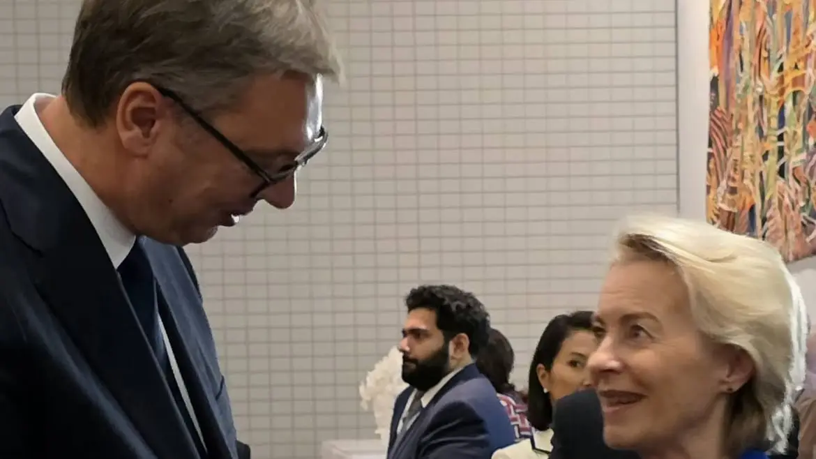 Aleksandar Vučić i Ursula fon der Lajen Instagram buducnostsrbijeav-6ab285383dce7.webp