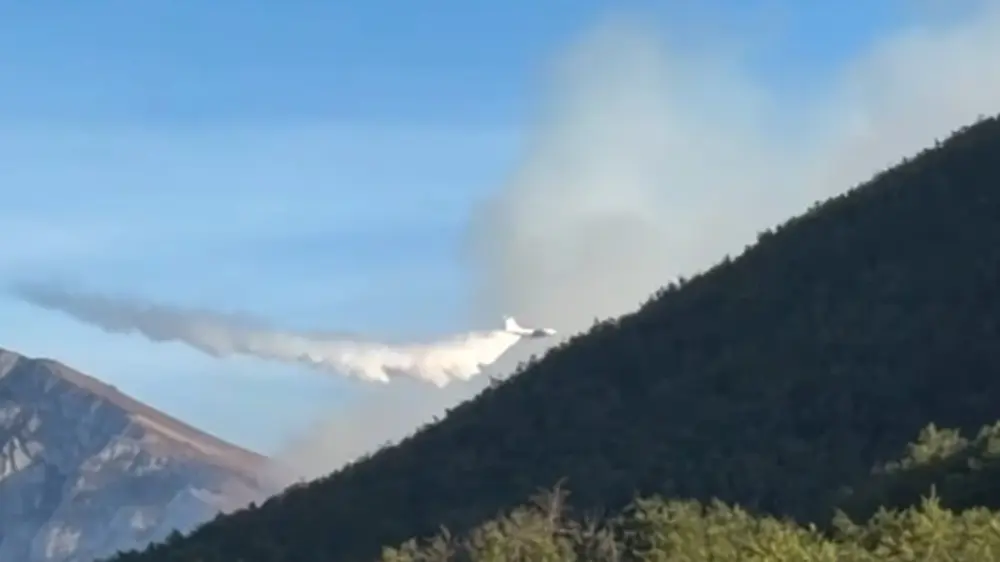 požar Suva planina Iljušin Instagram snaga.juga Printscreen-6a9af30757343.webp