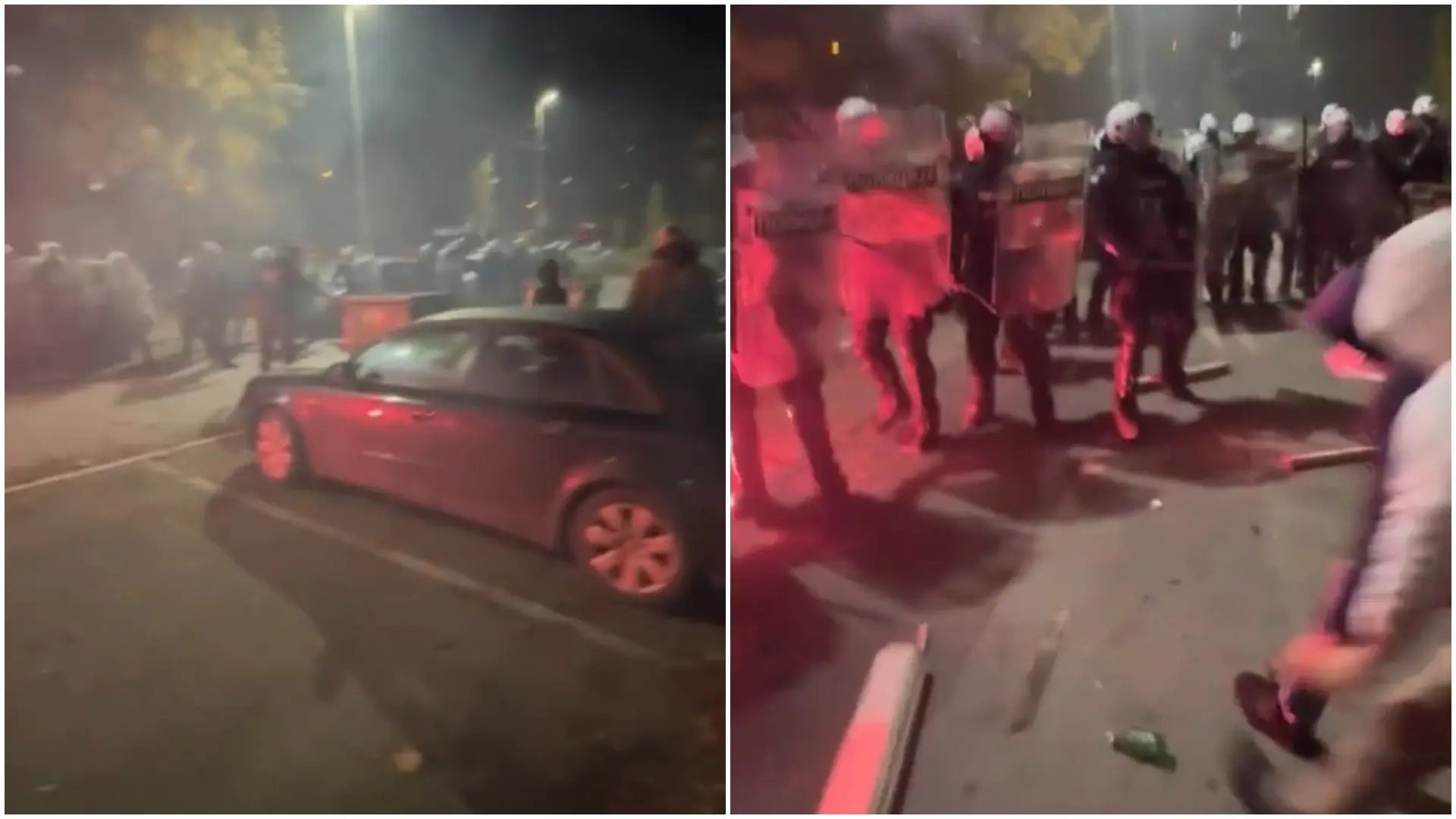incident Lazarevac sukob sa policijom izbori 2026 x @kaonikotinn Printscreen-6ade4e86e7f0c.webp