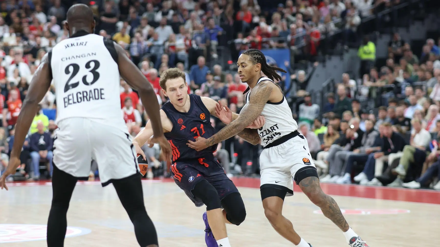 profimedia-1140131371 kk partizan bajern evroliga tonje dzekiri kajl alman rokas jakubatis-6ac017a545169.webp